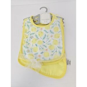 Kyle & Deena Baby Bandana Bib 3 Pack yellow lemon Solid NWT